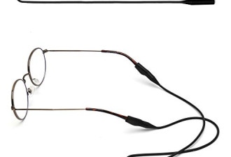 8.4 折，弹性硅胶眼镜带，眼镜固定器，2 件装