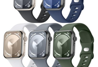 6.8 折，5 条装柔软硅胶表带兼容 Apple Watch Ultra 2 表带