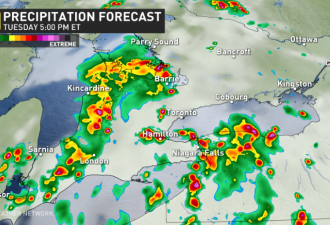 多伦多今日再迎强雷暴！降雨超50mm：恐洪水爆发！准备应急包！