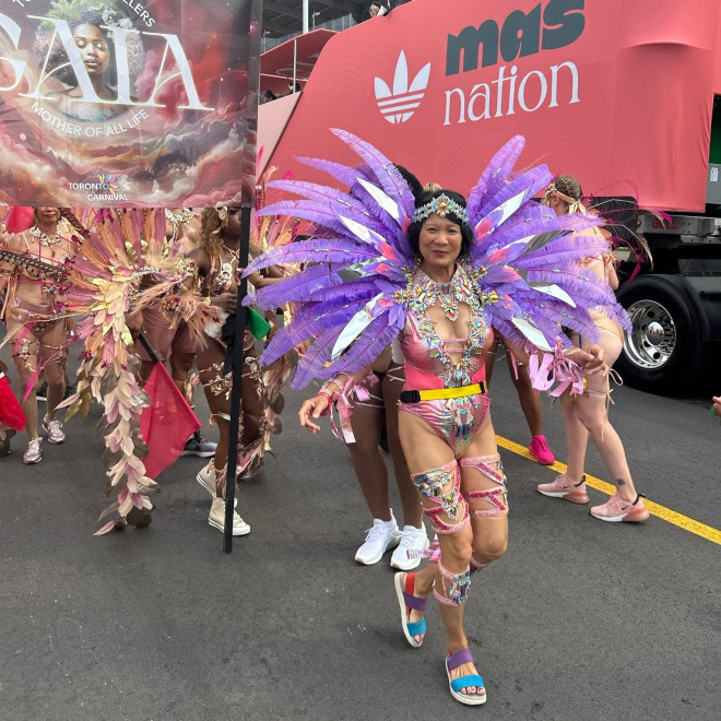 Mayor Olivia Chow joins the festivities at the Toronto Caribbean Carnival.