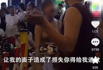 我长这么好看我不想排队”，上海夜市女子与人争执