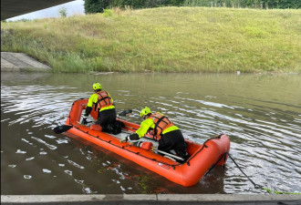 皮尔逊机场暴雨创纪录：401高速公路司机被用船救出，这里封路