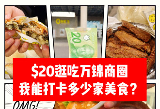 厉害了！万锦宝藏美食商圈：逛吃一圈打卡N家店只要$20刀！