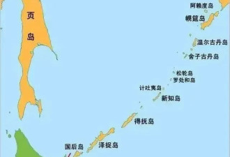 根据这张地图，日本四国岛归中国统治？