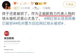 铁头被抓! “爱国心”被赞助? 他是被下套了?