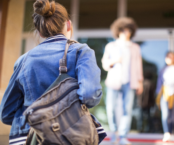 Young adult going back to school