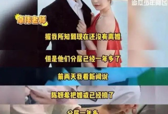 卓伟曝陈妍希婚变内幕：男方不要孩子原因炸裂，陈妍希曾多次求和