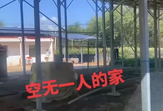 姜萍老家已“人去楼空”，院内长满杂草