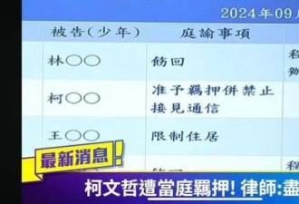 BBC：柯文哲先放再捉 大反转背后的关键点