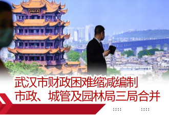 武汉市财政困难缩减编制 市政城管及园林三局合并