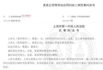 月薪从10万元降到7万元还被扣发奖金 女高管讨薪