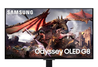 7.8 折, 三星 32 英寸 G8 OLED, G-Sync兼容游戏显示器, 240 Hz