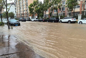 台风过境暴雨袭击，上海人“感觉在下瀑布”