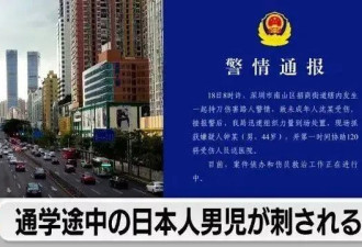 日籍被刺男童身亡：韭之大者，损己误国