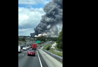 化工厂起火居民疏散 亚特兰大市郊的州际公路关闭