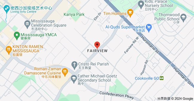Joan Dr & Central Pkwy W, Mississauga, ON L5B 1T7地图