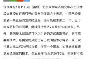 林毅夫教授，您到底想干啥？