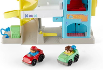 Fisher-Price Little People 幼儿玩具 有用的邻居车库玩具套装