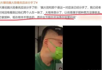 秦岚被曝与魏大勋分手！女方疑似已有新男友，45岁事业爱情再“丰收”！