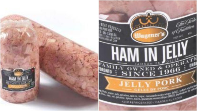 The Canadian Food Inspection Agency has recalled a jelly pork product sold in Ontario. (CFIA)