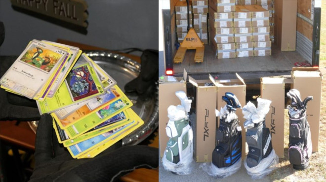 Thousands of dollars in stolen Pokémon&nbsp;cards, golf carts and golf clubs recovered across Ontario