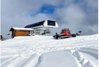 激动！惠斯勒连下3天雪 80厘米新雪覆盖