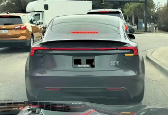 疑似新款特斯拉Model Y Plaid无伪装谍照