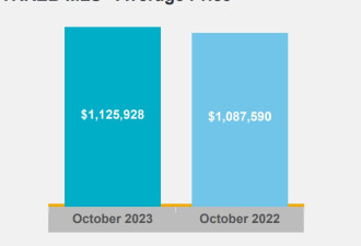 万锦独立屋平均价下跌：列治文山、多伦多、密西沙加上涨