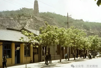 28张彩色老照片 外媒实拍70年代的延安
