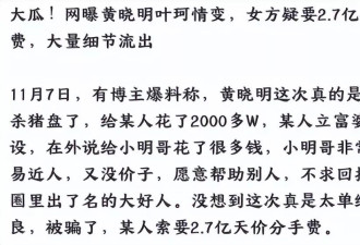 黄晓明到底是精明还是单纯，他图叶珂啥？