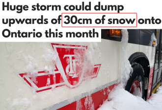 大多伦多第一波降雪最快下周杀到!惊人预测:安省将迎30cm暴雪!