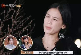 黄圣依怒怼杨子，怎么不拿自己和刘德华比？