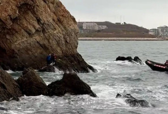 4名驴友海边攀岩遭遇涨潮，目击者复盘惊人一幕