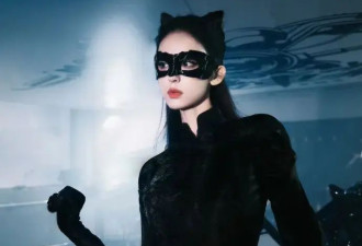 娜扎COS猫女！她肤白貌美玉腿修长身材火辣性感妖艳