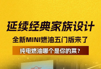 延续经典家族设计 全新MIMI燃油五门版来了