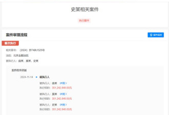 钝刀割肉!史玉柱及其关联公司被强制执行逾12亿
