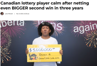 加拿大小哥3年两中大奖! 第1次买房买车, 这次$500万出国探亲