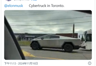 路人围观！多伦多街上冒出很多Cybertruck！执法人员开首张罚单!