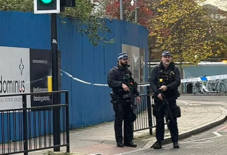 美国驻英国大使馆紧急封锁 现场传出爆炸声