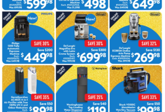加拿大黑五Walmart、Best Buy、Canadian Tire爆款电器折扣出炉
