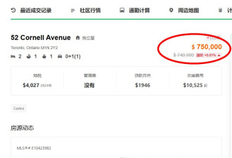 士嘉堡小平房上市5天售出！最终还是价格起了作用