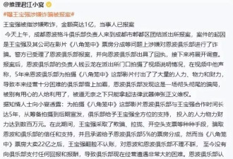 王宝强被举报票房欺诈1.1亿？成都警方回应了