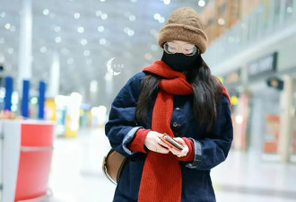 倪妮放飞自我了？穿破棉袄配UGG机场，背25000的包包都拯救不了