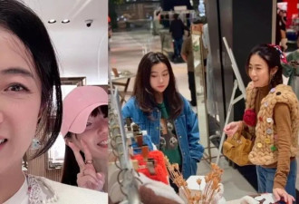 甘比罕晒三代同堂合照，母亲和6岁小女儿出镜，不见珠光宝气