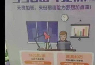加班猝死赔60万人民币 中国推“996奋斗无忧险”