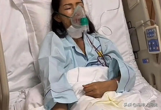 张咪三次患癌后报平安！半边舌头已切除，外籍老公搀扶女儿未现身