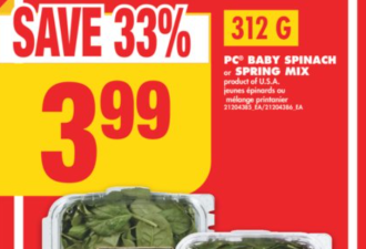 多伦多超市本周折扣出炉！PC旗下各大商店买$200返$90！仅限1天