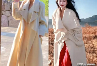 今年流行穿“长大衣+连衣裙” 洋气保暖美得高级