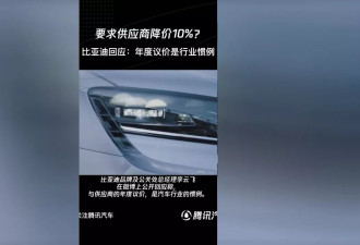 你以为自己姓赵了?比亚迪被供应商扇了一巴掌