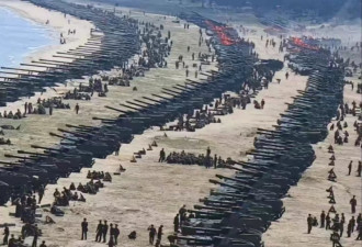 美军自承弹药库亮红灯 中国封锁渤海实弹射击威慑